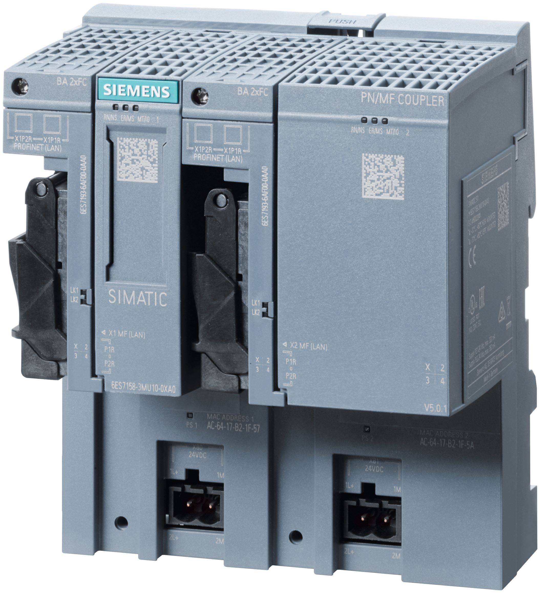Siemens SIMATIC Series Coupler for Use with SIMATIC