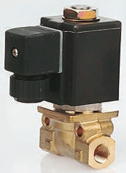 Burkert Solenoid Valve 023897, 2 Port, NC, 110 V ac 6.35 mm, 6.35 mm