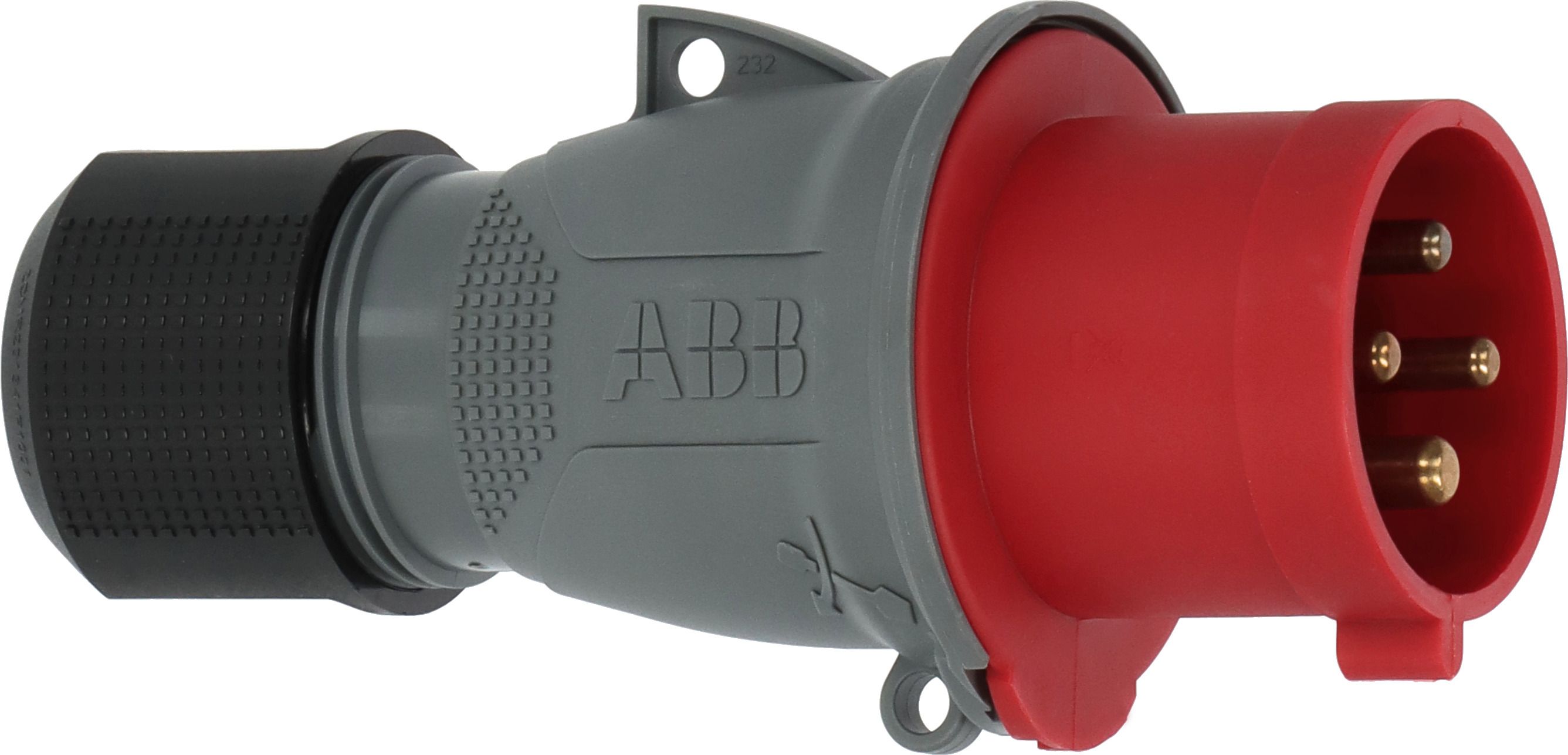 brennenstuhl, 1050 IP44 Red Cable Mount 3P+T Industrial Power Plug, Rated At 32A, 415 V