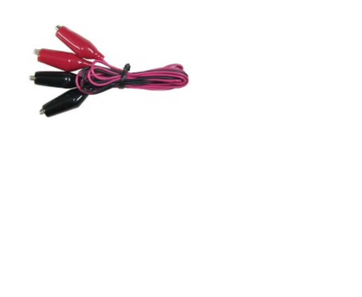 Teishin Electric Crocodile Clip Lead, Red/Black, 1m Lead Length