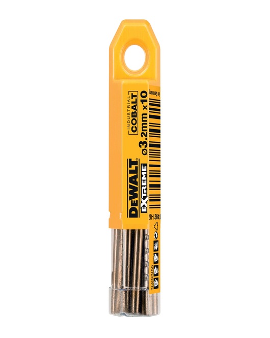 DeWALT DT492 Series HSS Twist Drill Bit for Metal, 3.5mm Diameter, 70 mm Overall