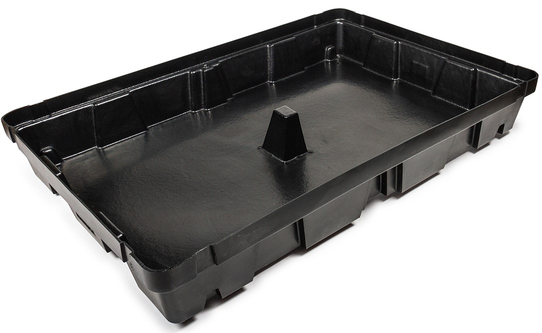 RS PRO Polyethylene Spill Tray for Industrial Storage, 100L Capacity