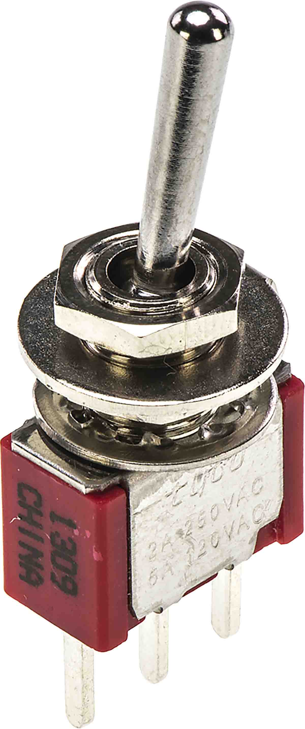 TE Connectivity Toggle Switch, PCB Mount, On-(On), SPDT, Through Hole Terminal, 120 V ac, 28V dc
