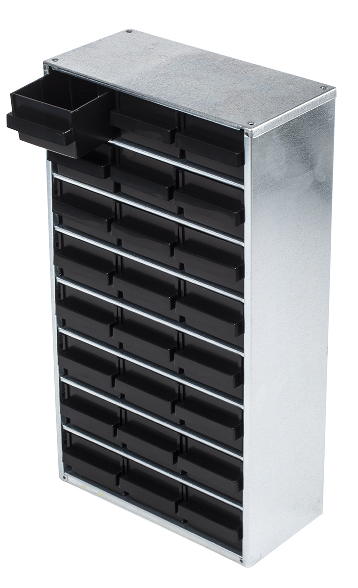 Raaco 24 Drawer ESD Cabinet, 555 x 307 x 150mm
