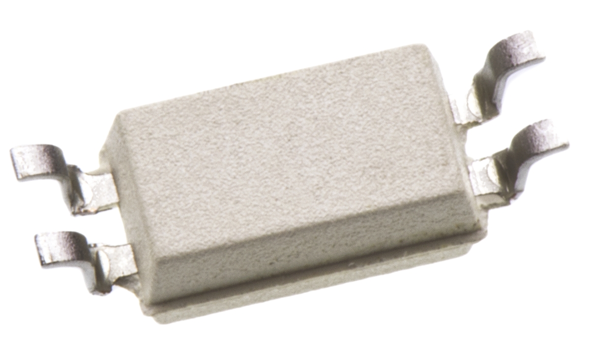 Vishay, TCMT1109 DC Input Transistor Output Optocoupler, Surface Mount, 4-Pin Mini-Flat