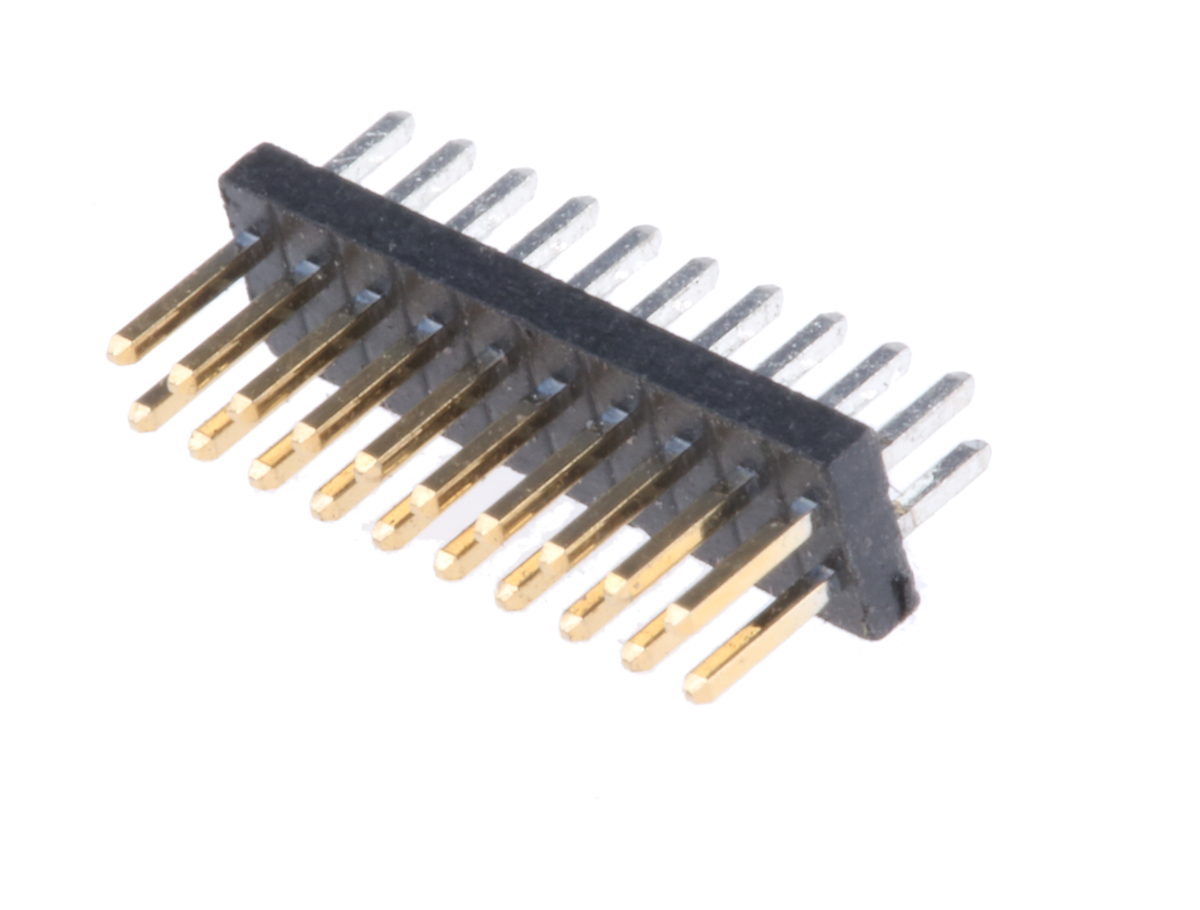HARWIN Archer M50 Series Straight Through Hole Pin Header, 20 Contact(s), 1.27 mm Pitch, 2 Row, Unshrouded