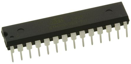 Microchip ATMEGA328-PU, 8 bit AVR, megaAVR Microcontroller, 20 MHz, 32kB FLASH, 28-Pin PDIP