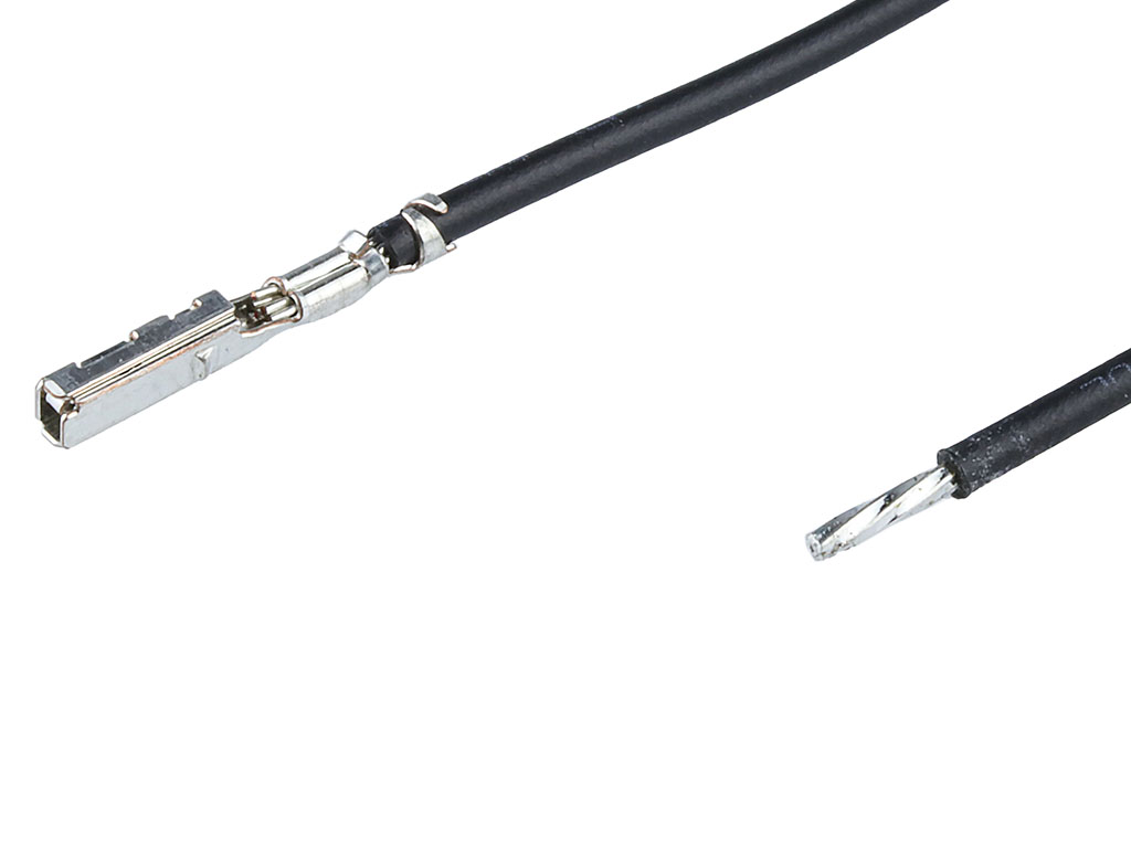 Molex 1 Way Female Crimped Terminal to 1 Way Male Crimped Terminal Wire to Board Cable Assembly, 150mm