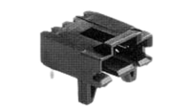 TE Connectivity AMPMODU MTE Series Right Angle Board PCB Header, 3 Contact(s), 2.54 mm Pitch, 1 Row, Shrouded