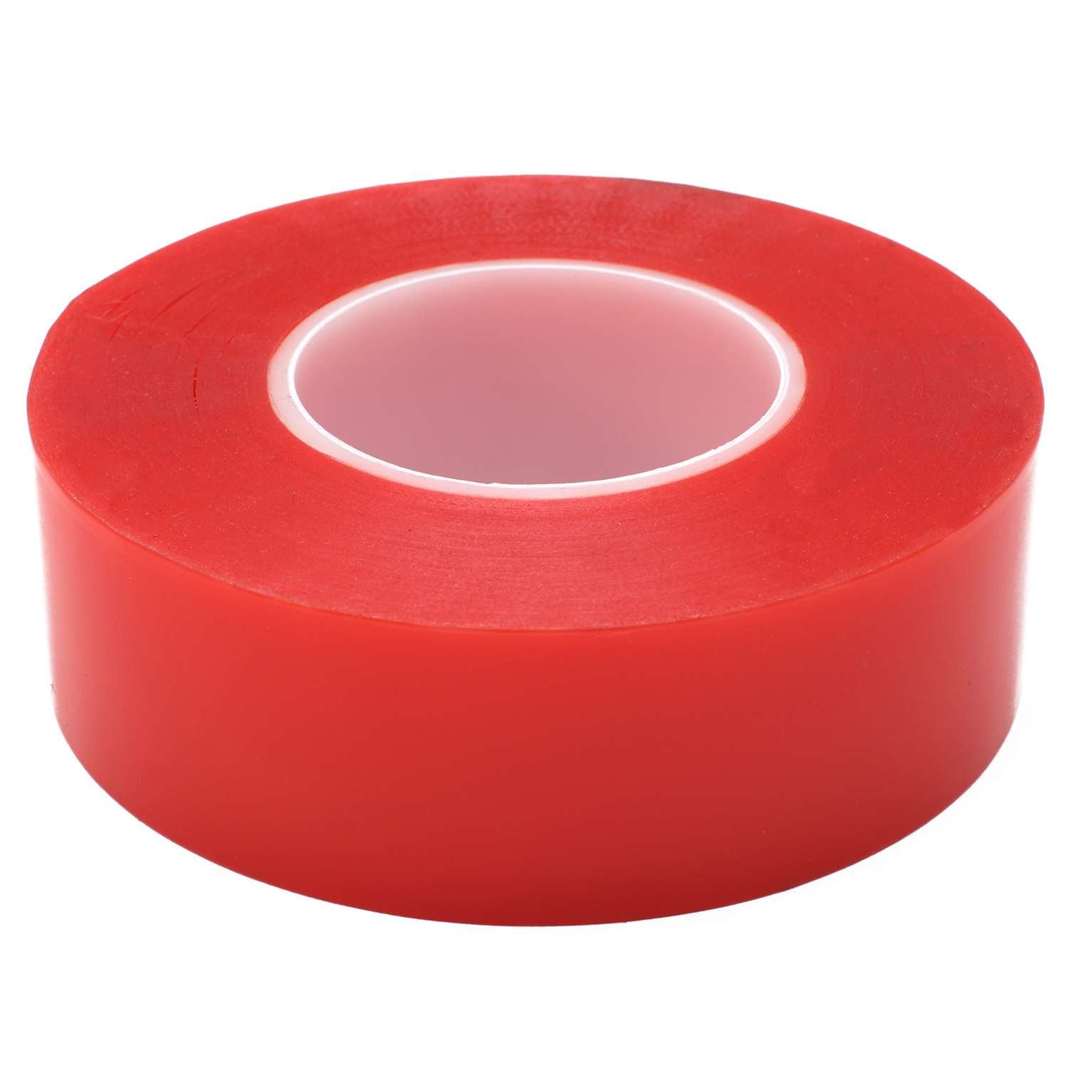 COBA DST0001 Red Double Sided Tape, Acrylic Backing, 50mm x 50m