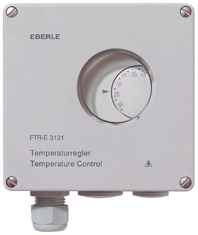 Eberle Changeover Thermostats, 4A, 230 V ac, 0 → +40 °C