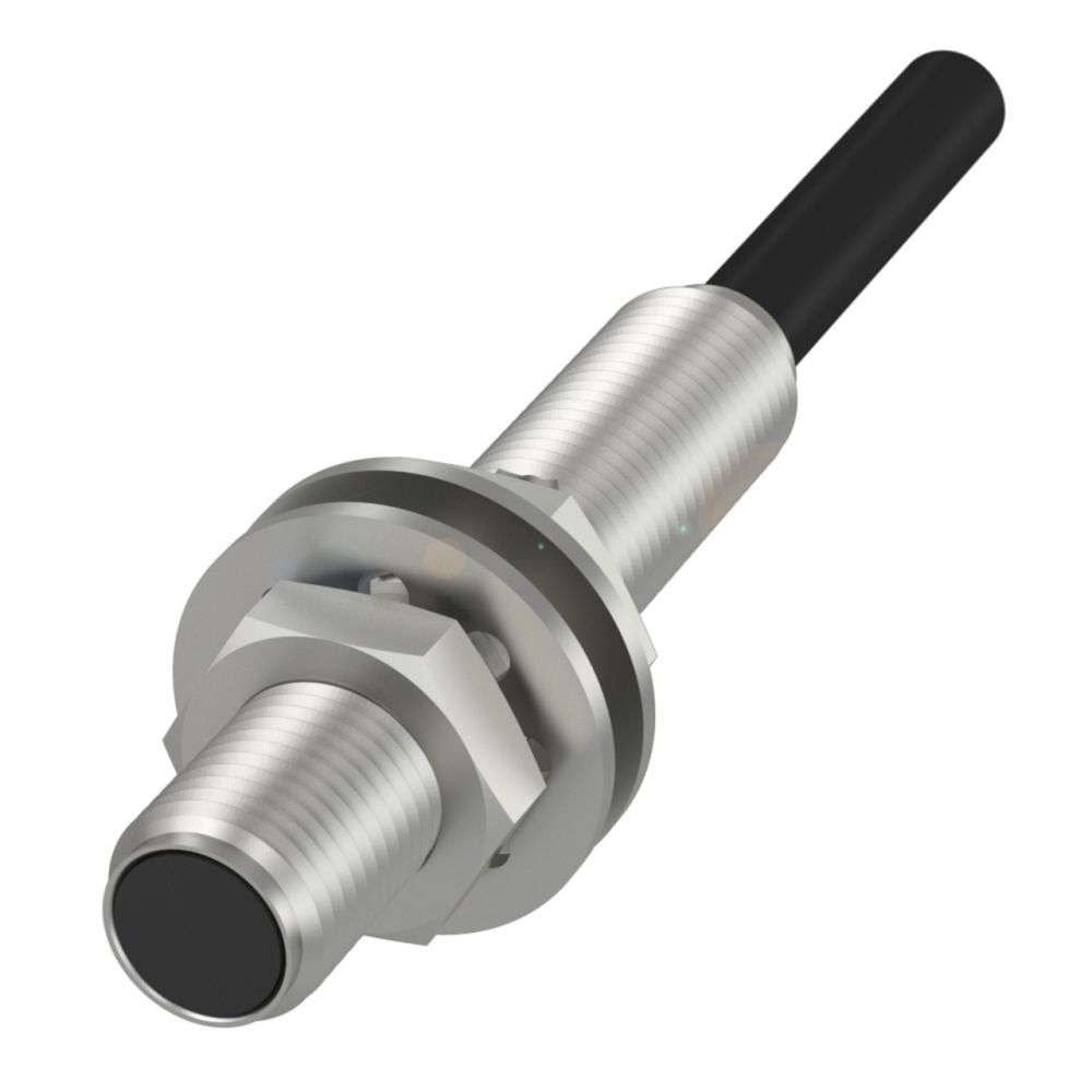 BALLUFF Inductive Threaded Barrel Proximity Sensor, M5, 0.8 mm Detection, PNP NO, 10 → 30 V dc