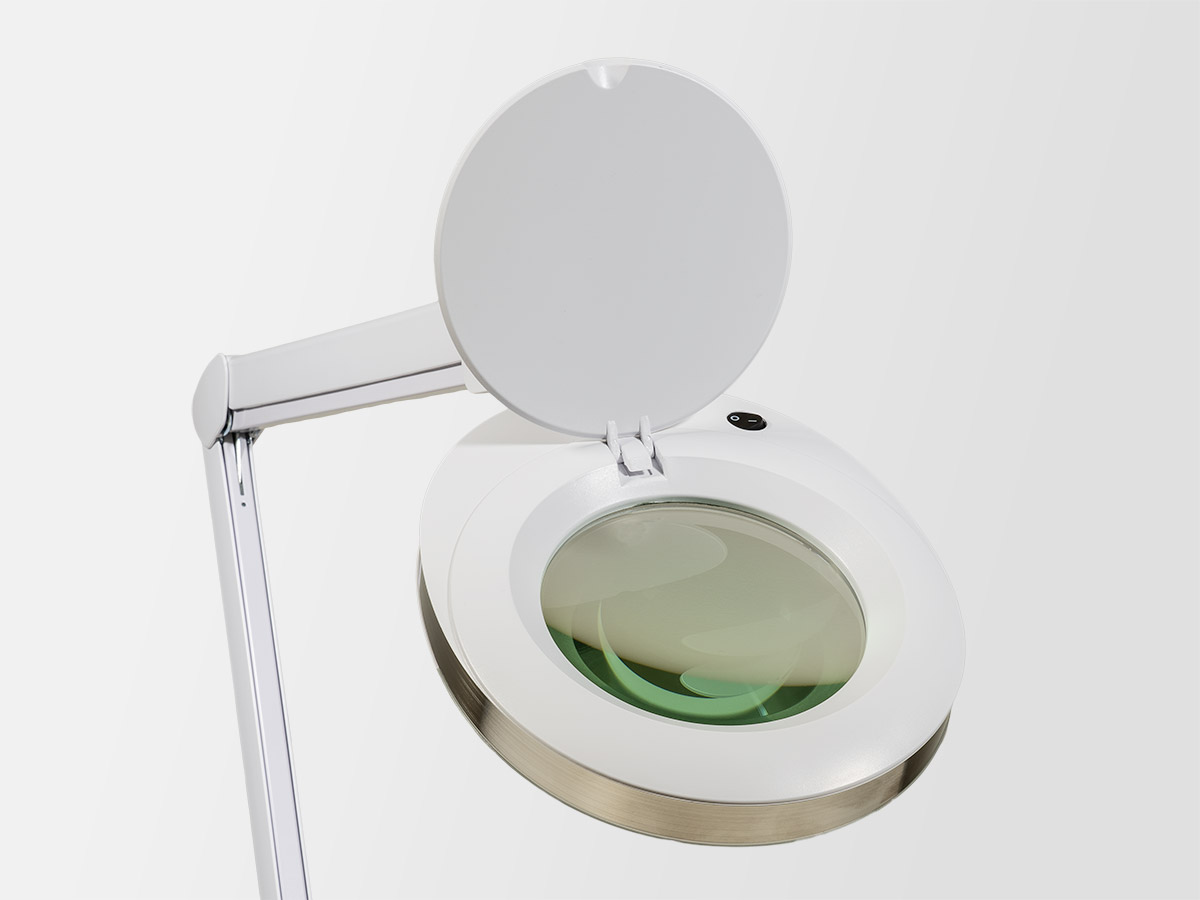 Sunnex 31100 LED Magnifying Lamp with Table Lamp, 5dioptre, 120mm Lens Dia.