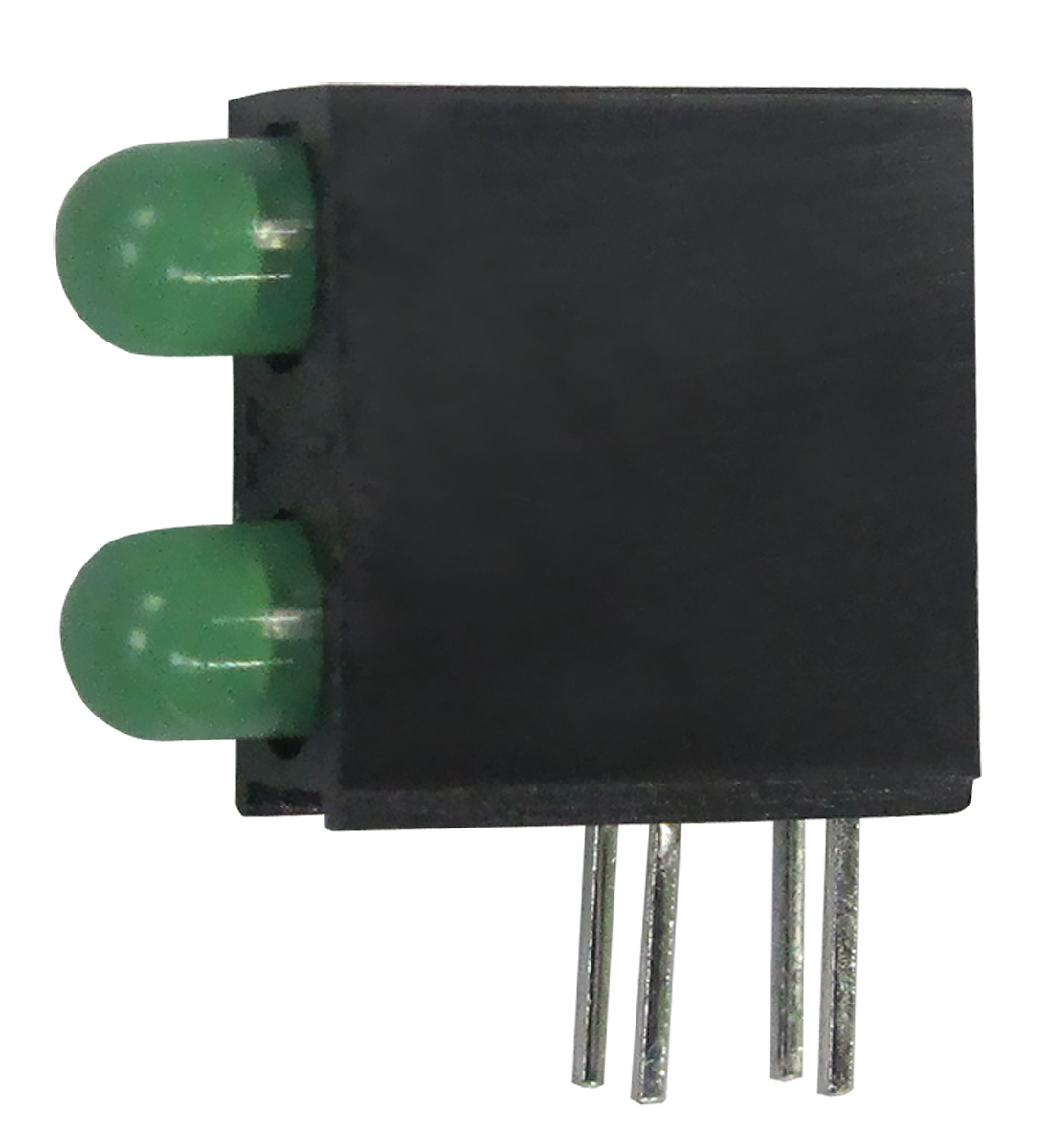 Kingbright L-93A8EB/2GD, Green Right Angle PCB LED Indicator, 2 LEDs, Through Hole 2.5 V