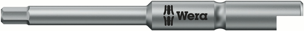 Wera Hexagon Socket Screwdriver Bit, 44 mm Tip