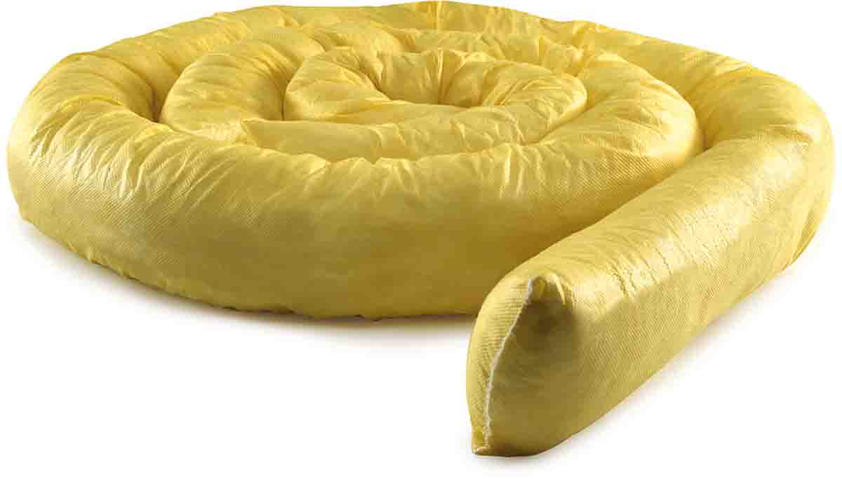 Ecospill Ltd Spill Absorbent Sock for Chemical Use, 90 L Capacity, 8 per Pack