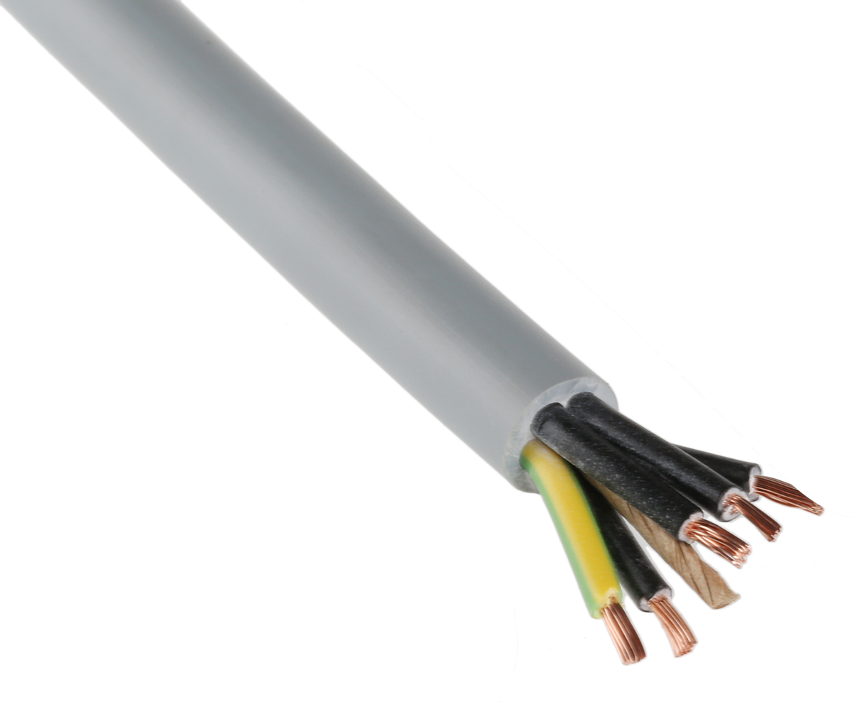 Lapp ÖLFLEX CLASSIC 130 H Control Cable, 5 Cores, 0.75 mm² CSA 18 AWG, Unscreened, 50 m, Grey Zero Halogen Sheath