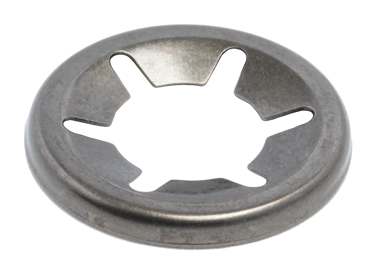 RS PRO Enamelled Steel Open Push-On Fastener for 9mm Shaft