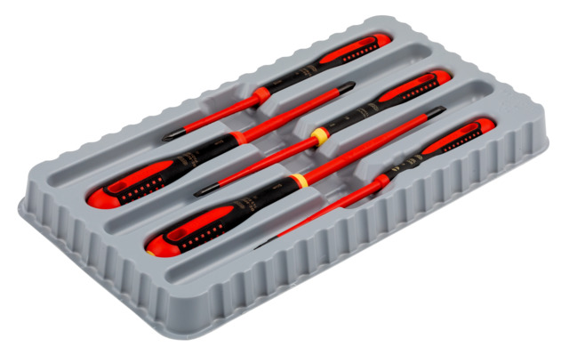 Bahco Phillips; Slotted Insulated Screwdriver Set, 5-Piece