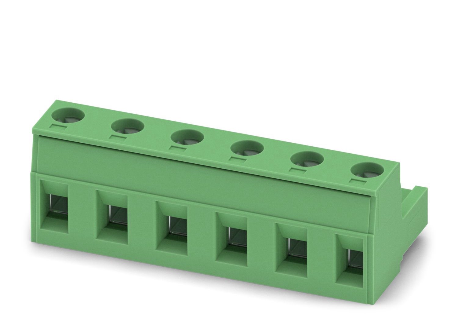 Phoenix Contact, 7.62mm Pitch, GMSTB 2.5/ 6-ST-7.62, 6 Way, , Pluggable Terminal Block, Plug, Cable Mount, Screw