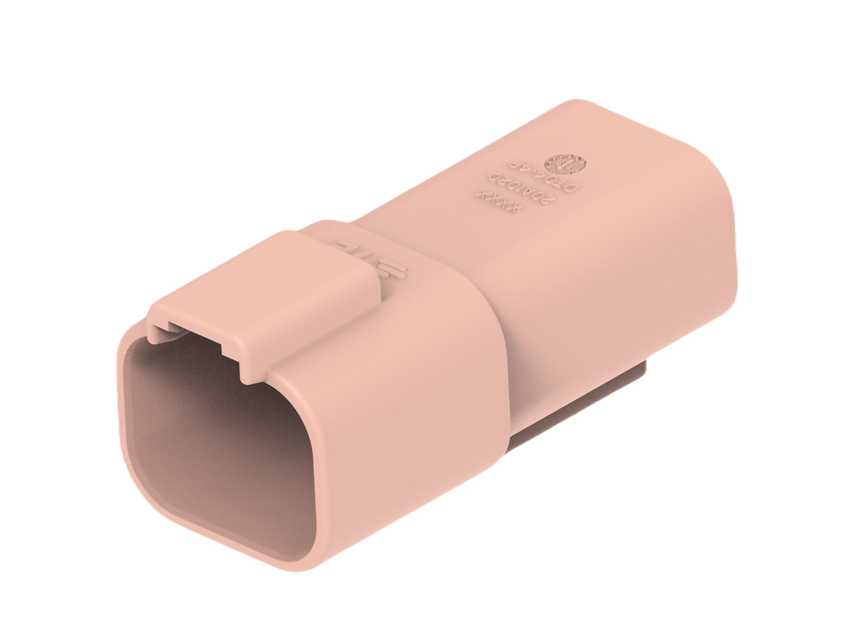 TE Connectivity, DT04-4P Automotive Connector Plug Brown Cable 4 Way, Cable Termination DT04-4P-TN09