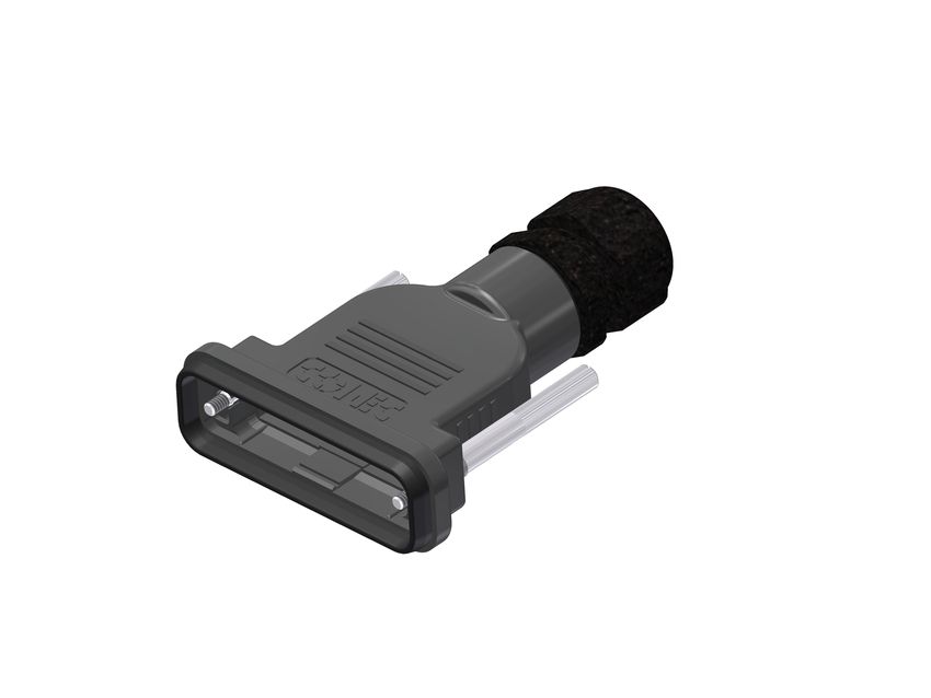 CONEC 165X1 Series PBT Horizontal D Sub Backshell