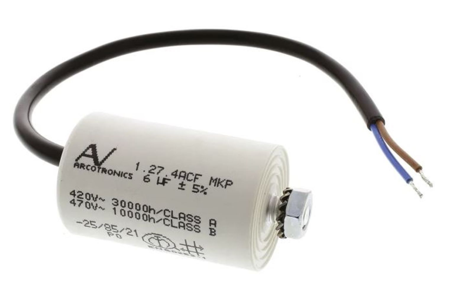 KEMET C27 Polypropylene Film Capacitor, 470V ac, ±5%, 3μF, Through Hole