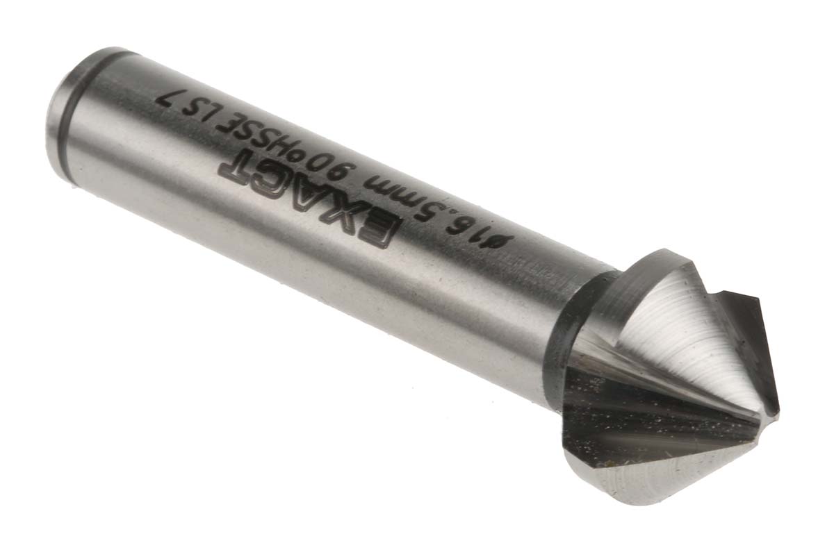EXACT HSS-E Drill Bit, 16.5mm Head, 3 Flute(s), 90°, 1 Piece(s)