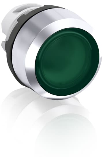 ABB MP2 Series Green Maintained Push Button Head, 22.5mm Cutout