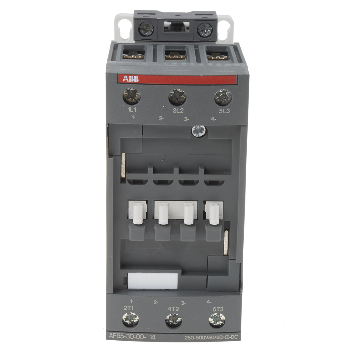 ABB AF65 AF Contactor, 250 → 500 V ac/dc Coil, 3-Pole, 105 A, 30 kW, 3NO, 690 V ac