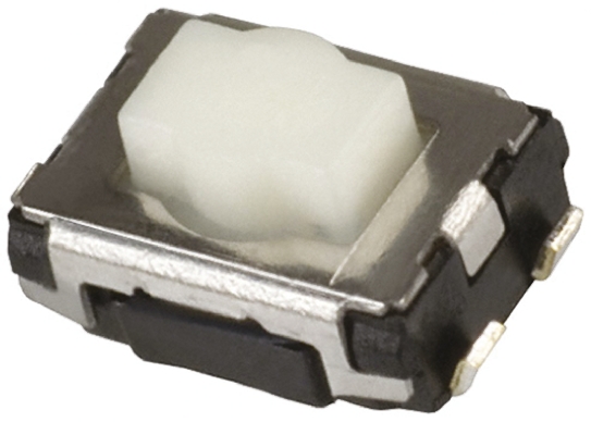 Panasonic White Push Plate Tactile Switch, SPST 20 mA 1.7mm