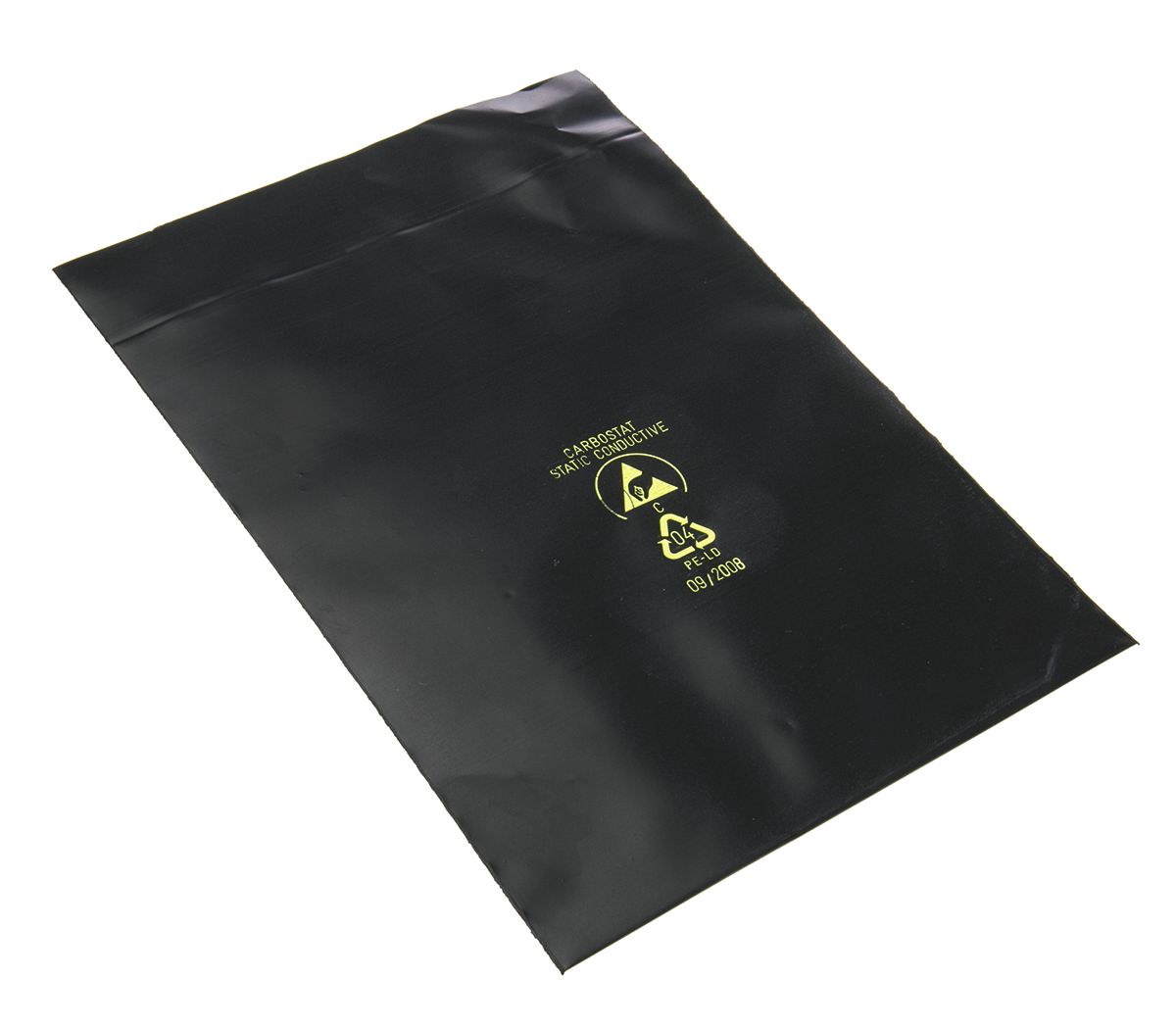 RS PRO Black Conductive Bag 203mm(W)x 127mm(L)