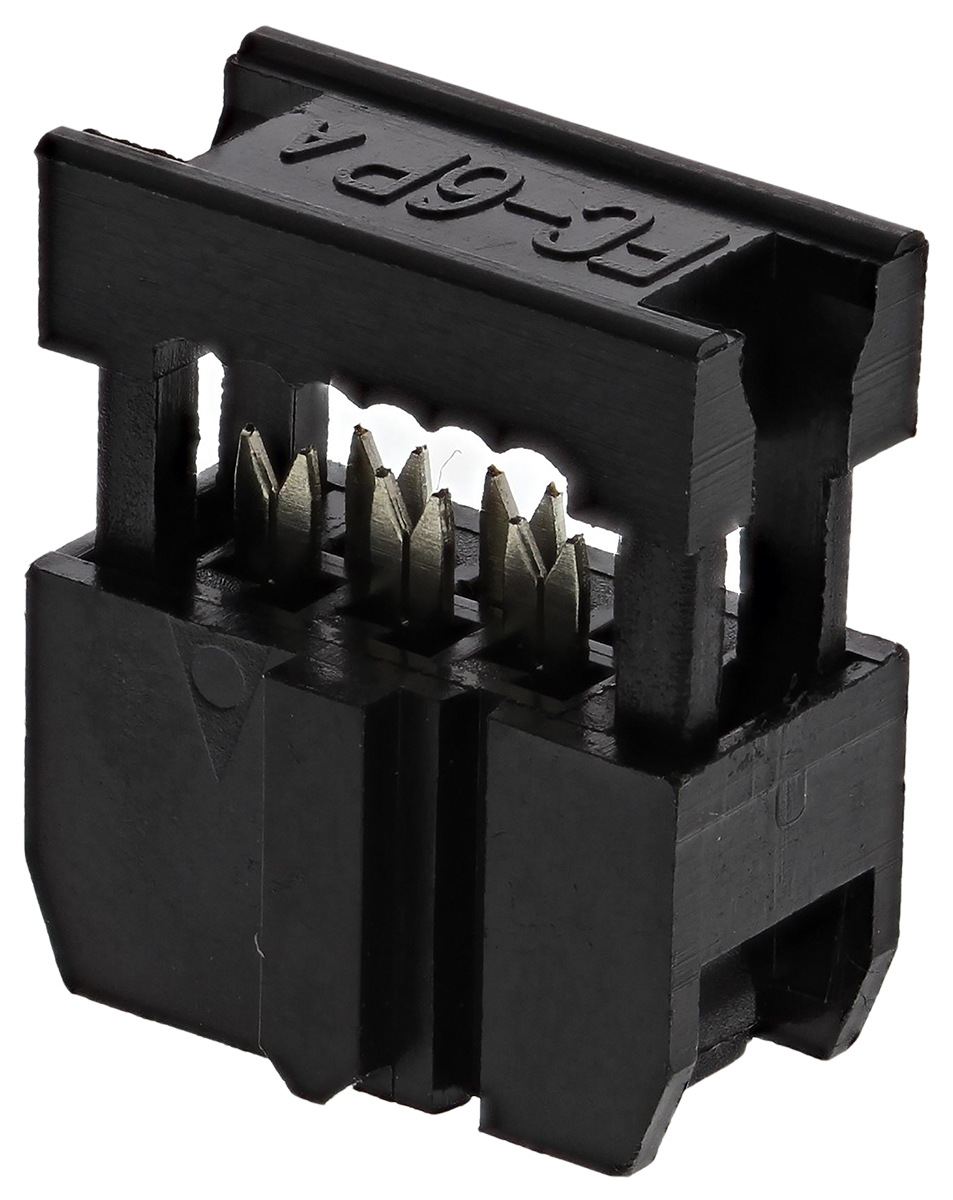 Amphenol Communications Solutions 6-Way IDC Connector Socket for Cable Mount, 2-Row