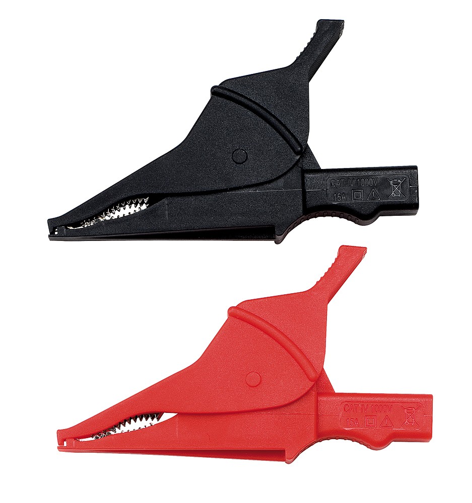 Chauvin Arnoux Crocodile Clips for Use with Multimeter