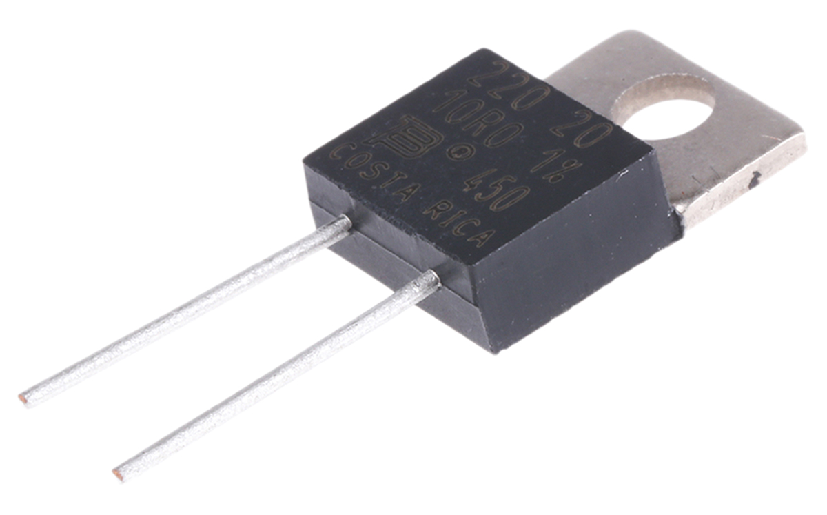 Bourns 10Ω Thick Film Resistor 20W ±1% PWR220T-20-10R0F