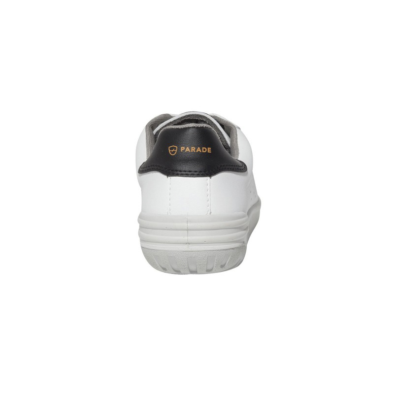 Parade Joppa Unisex Black, White Stainless Steel Toe Capped Safety Trainers, UK 4, EU 37