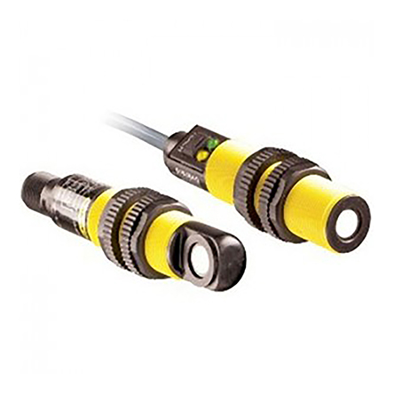 Banner Ultrasonic Threaded Barrel Proximity Sensor, M18, 300 mm Detection 4-20 mA, 10 → 30 V dc