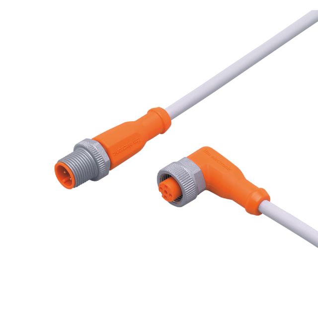 ifm electronic Male 1 way M12 to Female 1 way M12 Sensor Actuator Cable, 6 m