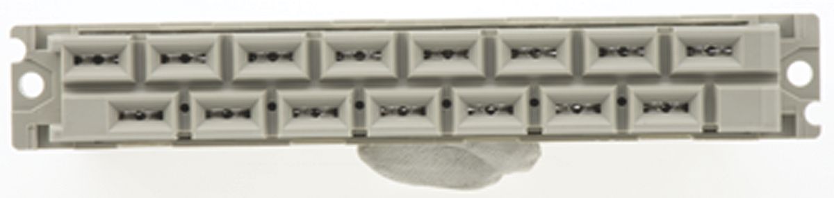 HARTING 15 Way 10.16mm Pitch, Type H15 Class C1, 2 Row, Straight DIN 41612 Connector, Socket