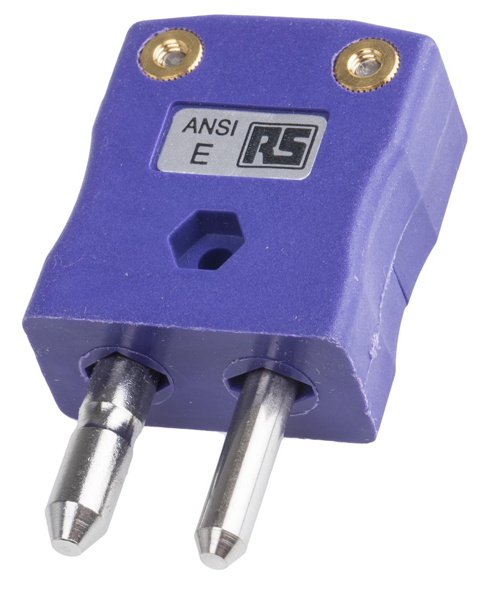 RS PRO Standard Thermocouple Connector for Use with Type E Thermocouple, 6mm Probe, ANSI, RoHS Compliant Standard