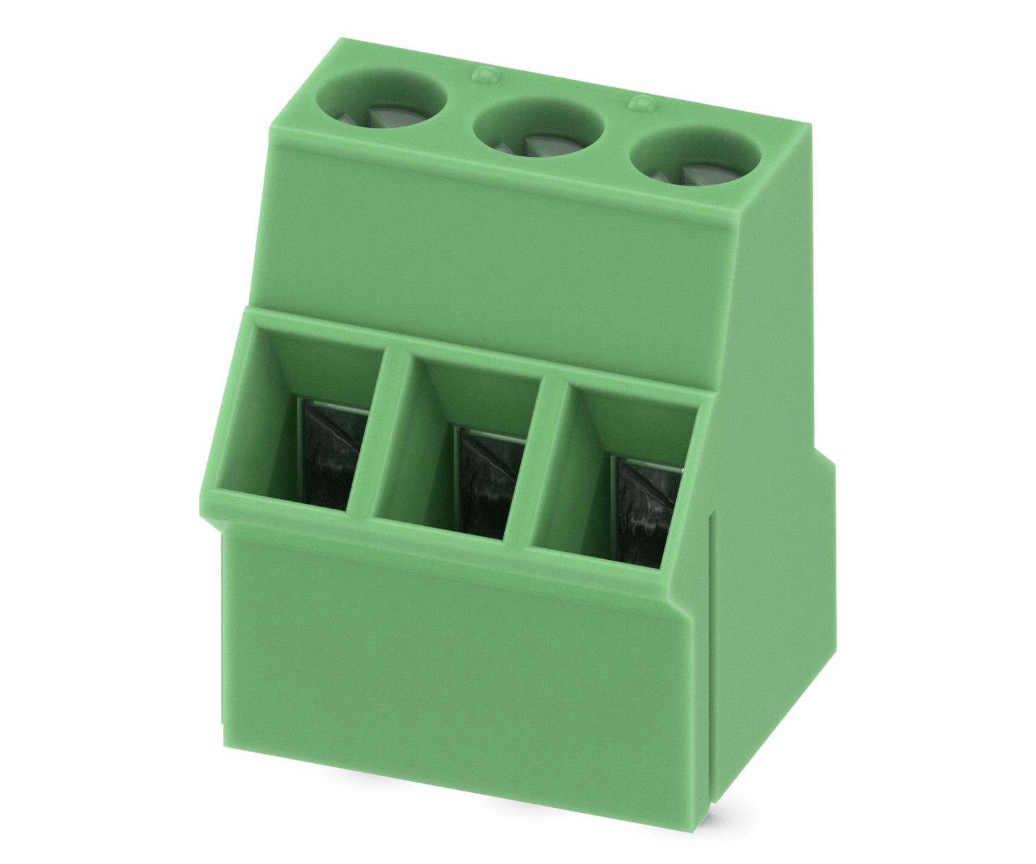 Phoenix Contact 5-V/SA 5-EX, FRONT 2 Series PCB Terminal Block, 3-Contact, 5.08mm Pitch, PCB Mount, 1-Row