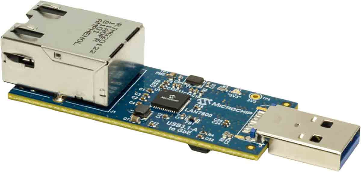 Microchip EVB-LAN7800LC-1 LAN7800 Evaluation Board EVB-LAN7800LC-1