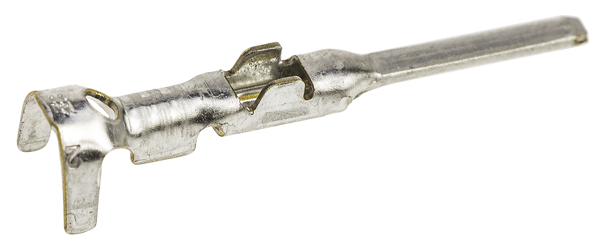 TE Connectivity MINI-MIC Series Male Crimp Terminal, 21AWG Min, 20AWG Max