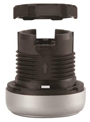 Lovato Platinum Series Yellow Spring Return Push Button Head, 22mm Cutout, IP66, IP67, IP69K