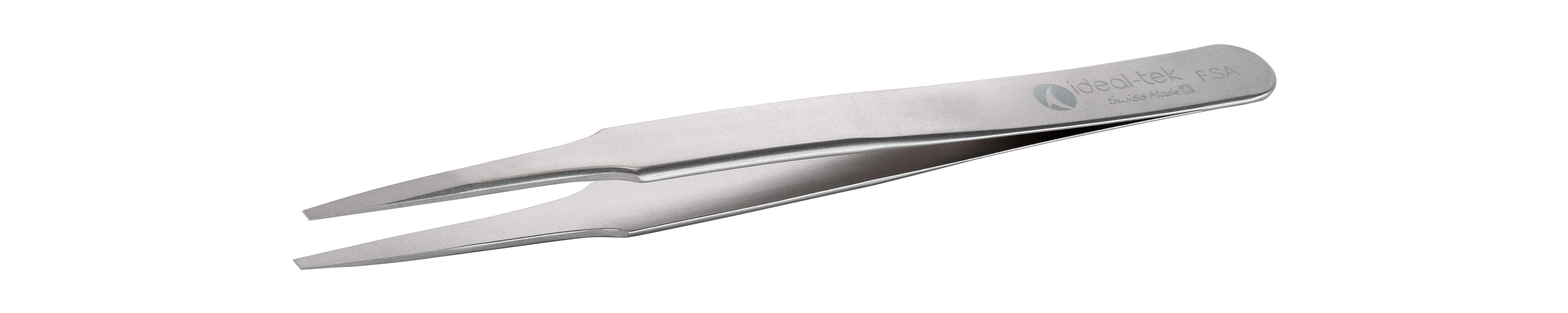 ideal-tek 120 mm, Stainless Steel, Straight, Tweezers