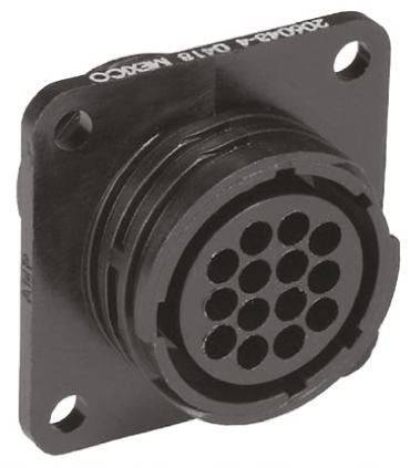 TE Connectivity Circular Connector, 14 Contacts, Flange, Standard Connector, Socket, Female, IP65, CPC Series