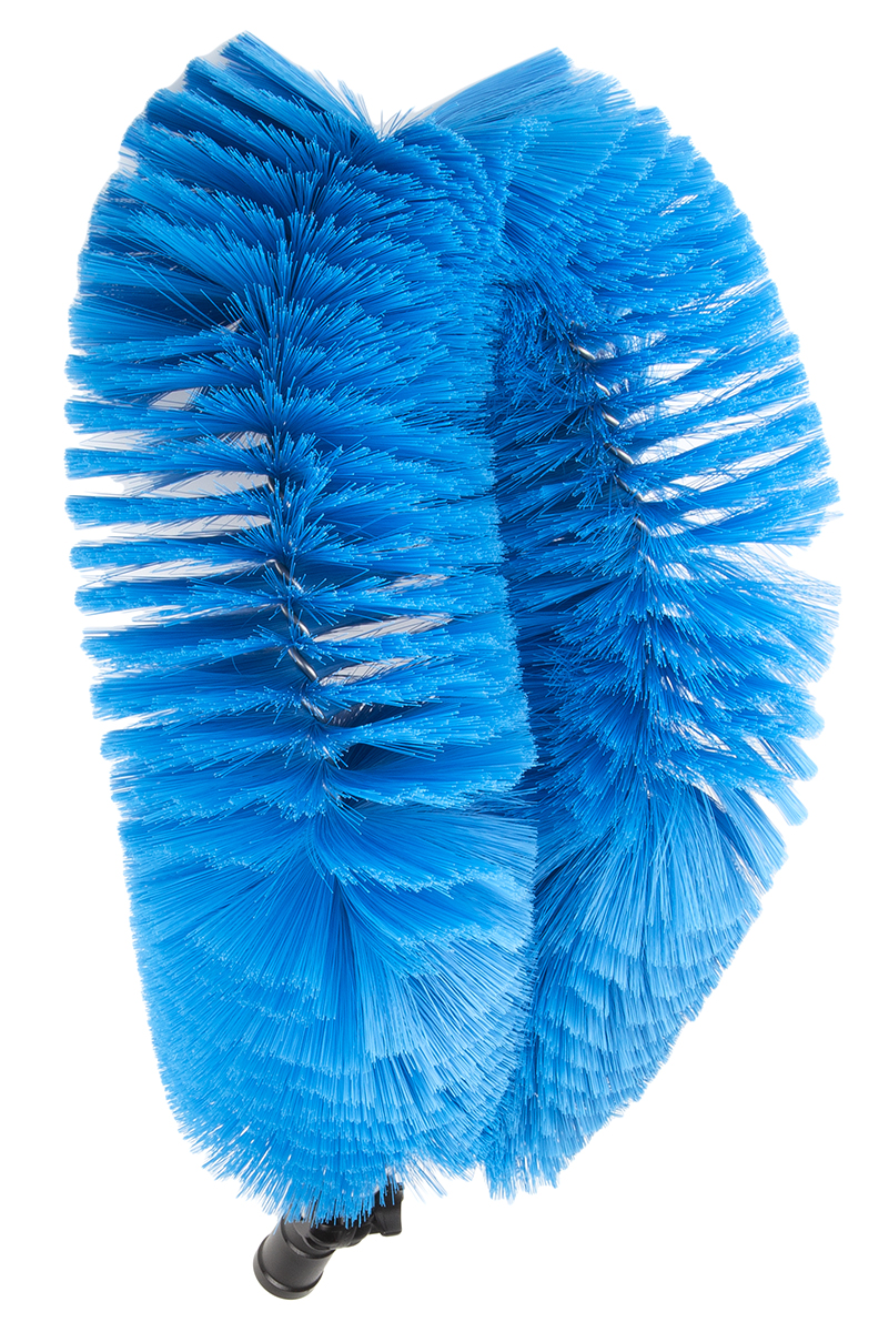 Vikan Soft Bristle Blue Scrubbing Brush, 55mm bristle length, Polyester bristle material