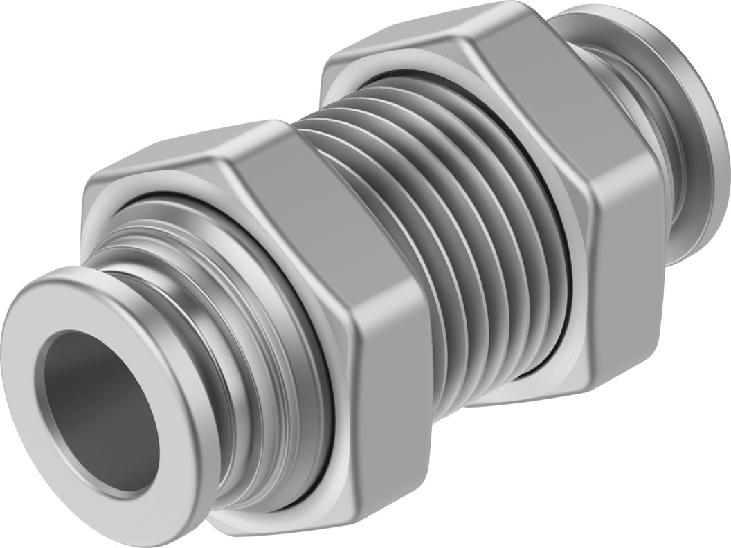 Festo NPQR Series Push-in Fitting, Push In 8 mm to Push In 8 mm, Tube-to-Tube Connection Style, 8085731