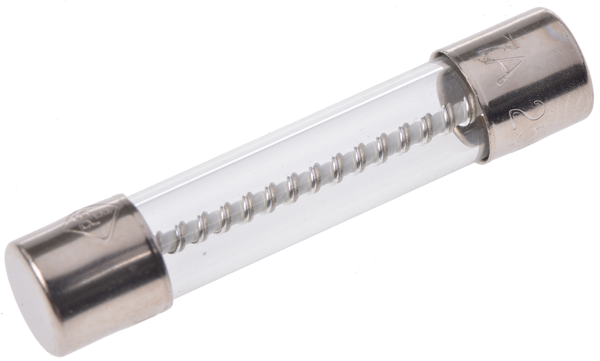 RS PRO 7A T Glass Cartridge Fuse, 6.3 x 32mm