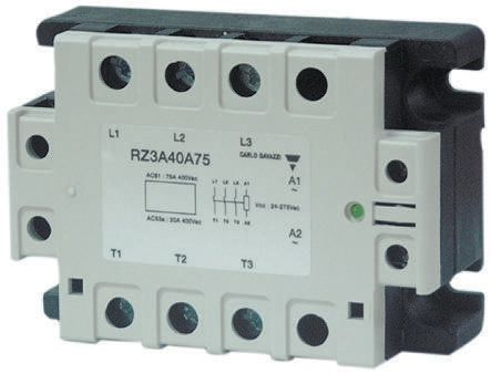 Carlo Gavazzi Solid State Relay, 75 A rms Load, Panel Mount, 660 V Load, 50 V dc, 275 V ac Control